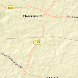 Chèvremont Street Map