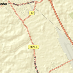 Bartenheim Street Map