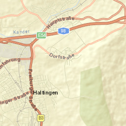 Binzen Street Map