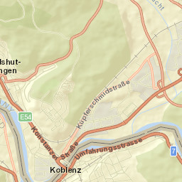 Koblenz Street Map