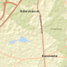 Kreuzlingen District Street Map