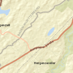 Hergensweiler Street Map