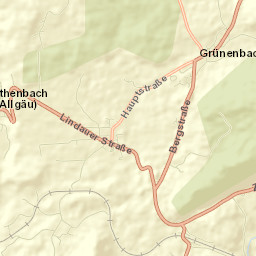 Grünenbach Street Map