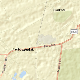 Fertőd Street Map