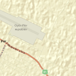 Pér Street Map