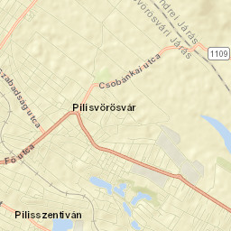 Pilisvörösvár Street Map