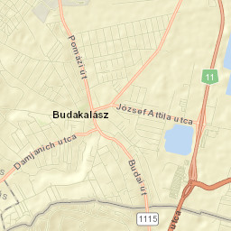 Budakalász Street Map