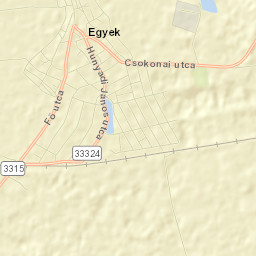 Egyek Street Map