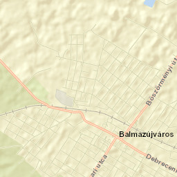 Balmazújváros Street Map