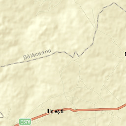 Comuna Ilişeşti Street Map