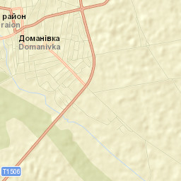 Domanivka Street Map