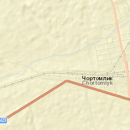 Chortomlyk Street Map