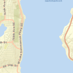 West Lake Sammamish Street Map