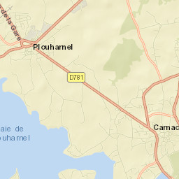 Plouharnel Street Map