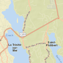 Saint-Philibert Street Map