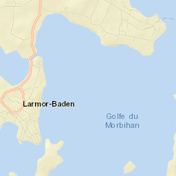 Larmor-Baden Street Map