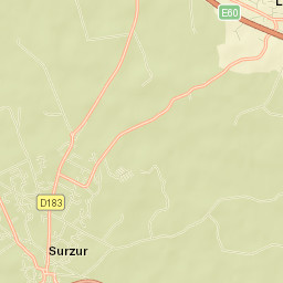 Surzur Street Map