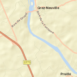 Grez-Neuville Street Map