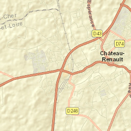 Château-Renault Street Map