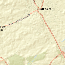 Blotzheim Street Map