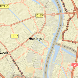 Saint-Louis Street Map