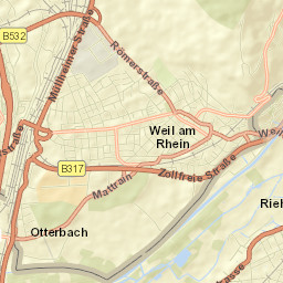 Weil am Rhein Street Map