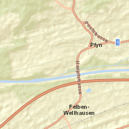 Pfyn Street Map