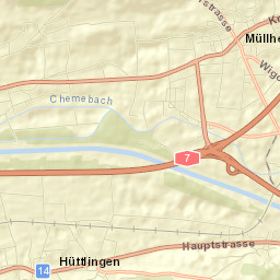 Müllheim Street Map