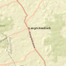 Langrickenbach Street Map