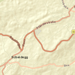 Scheidegg Street Map