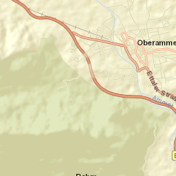 Oberammergau Street Map