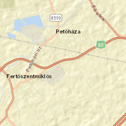 Fertőszentmiklós Street Map