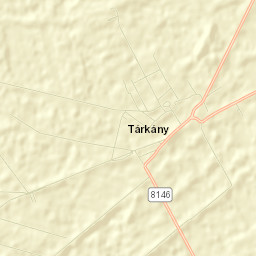 Tárkány Street Map