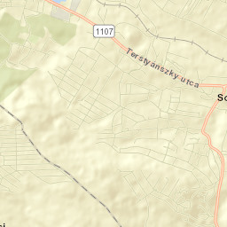 Solymár Street Map