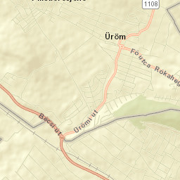 Üröm Street Map