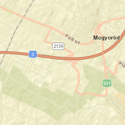 Mogyoród Street Map