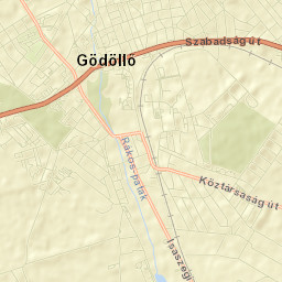 Gödöllő Street Map