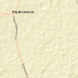 Hajdúsámson Street Map