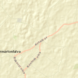 Nyírmártonfalva Street Map