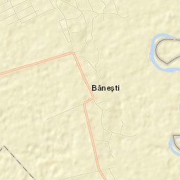 Comuna Fântânele Street Map