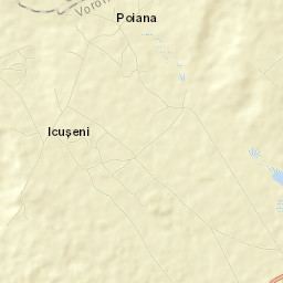 Icușeni Street Map