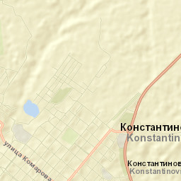 Konstantinovsk Street Map