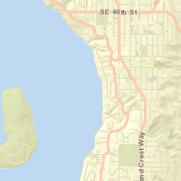 Mercer Island Street Map
