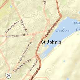 St. John's Street Map