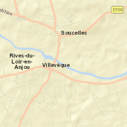 Soucelles Street Map