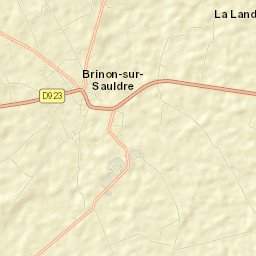 Brinon-sur-Sauldre Street Map