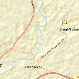 Villersexel Street Map