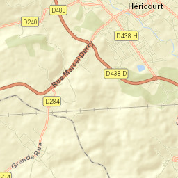 Héricourt Street Map