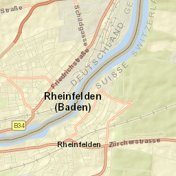 Rheinfelden Street Map