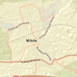 Möhlin Street Map